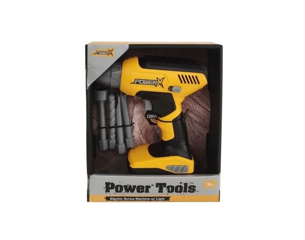 POWER X, Borr- och skruvmaskin med ljus och ljud