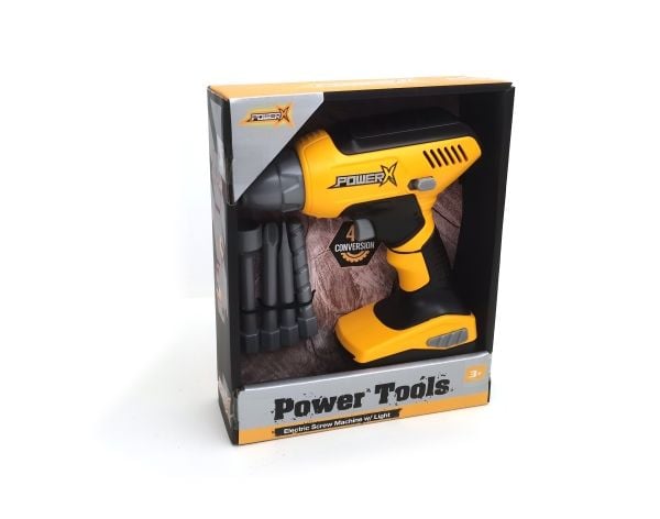 POWER X, Borr- och skruvmaskin med ljus och ljud