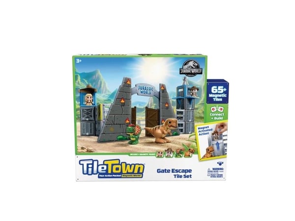 Frontier Developments Tile Town TILE TOWN Jurassic World park lekset-figur