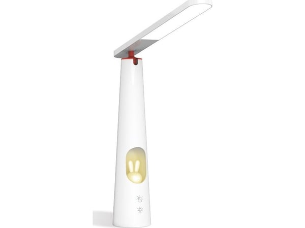 LED-pöytävalaisin 7.5W, jossa on hehkuva pupu PURE FLB-150 ELENA valkoinen Forever Light