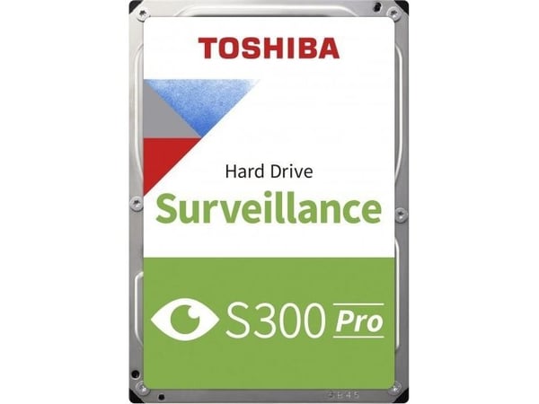 Toshiba S300 Pro Surveillance, 8 TB, 7200 rpm, 512 MB, 3,5", Serial ATA III