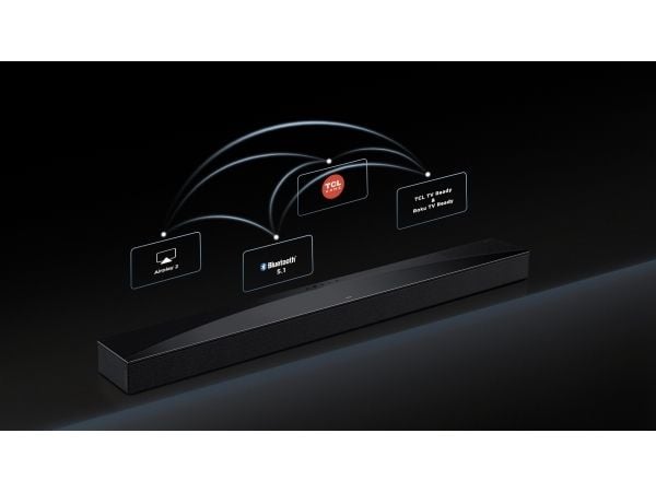 TCL Q Q85H, 7.1.4 kanaler, 510 W, DTS-HD Master Audio, DTS:X, Dolby Atmos, Dolby Lyd, Dolby Digital, Dolby Digital Plus, Dolby MAT,..., Bass, Spill...