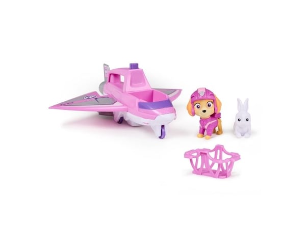 PAW Patrol Air Rescue Skye, Lentokone, 3 vuosi/vuosia, Muovi, Vaaleanpunainen, Valkoinen