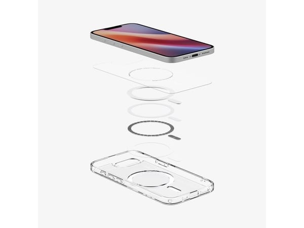 Spigen Ultra Hybrid (MagFit), Etui, Apple, iPhone 16e, 15,5 cm (6.1"), Gjennomsiktig, Hvit