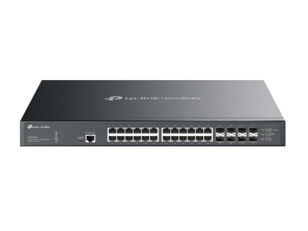 TP-Link Omada SX3832MPP, Håndtert, L2+, 10G Ethernet (100/1000/10000), Strøm over Ethernet (PoE), Rack-montering, DIN rail