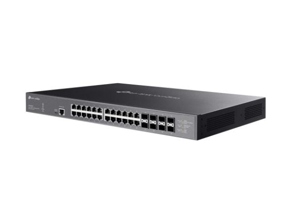 TP-Link Omada SX3832MPP, Håndtert, L2+, 10G Ethernet (100/1000/10000), Strøm over Ethernet (PoE), Rack-montering, DIN rail