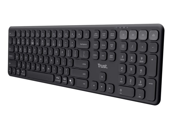 Keyboard Trust Vaiya Multi-device Svart