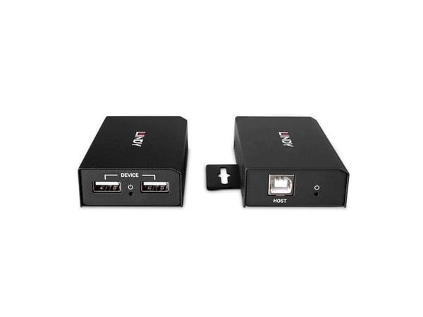 Lindy 43408, AV-sender og -mottaker, 100 m, Koblet med ledninger (ikke trådløs), Svart