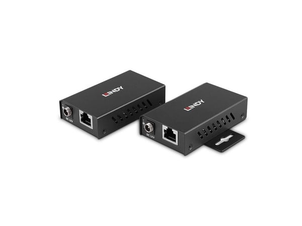 Lindy 43408, AV-sender og -mottaker, 100 m, Koblet med ledninger (ikke trådløs), Svart