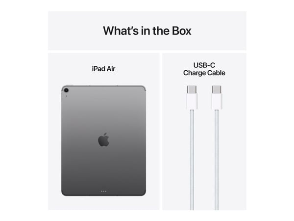Apple 13-inch iPad Air M3 Wi-Fi + Cellular - Tablet - 1 TB - 13" IPS (2732 x 2048) - 3G, 4G, 5G - romgrå