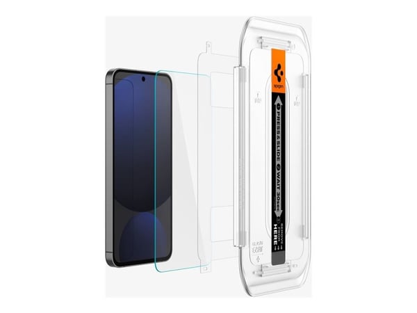 Spigen GLAS.tR EZ Fit, Samsung, Galaxy S24 FE, Støtsikker, Ripebestandig, Gjennomsiktig, 1 stk