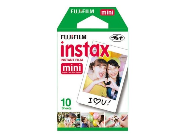 Fujifilm Instax Mini - Hurtigvirkende fargefilm - instax mini - ISO 800 - 10 eksponeringer