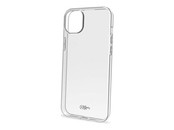 Celly Gelskin - Baksidesskydd för mobiltelefon - termoplastisk polyuretan (TPU) - transparent - för Apple iPhone 15