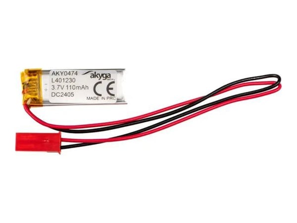 Akyga - Batterier - 3,7V - Li-pol - 110 mAh (JST)