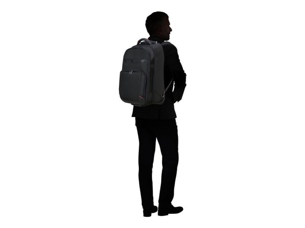 Samsonite Pro-DLX 6 - Notebookryggsekk - with wheels - 17.3" - svart