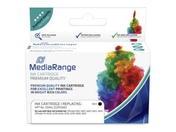 MediaRange MRHP934BKXL, Kompatibel, Sort, HP, 1 stk, C2P23AE