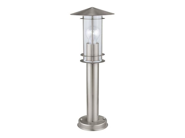 Eglo Lisio - Gulvlampe - 1 sokkel - E27 - sylinder - rustfritt stål, blank