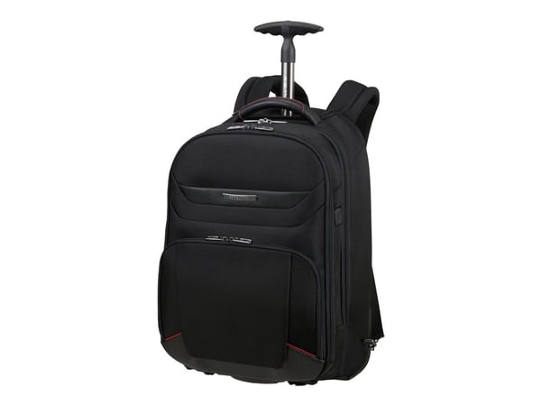 Samsonite Pro-DLX 6 - Notebookryggsekk - with wheels - 17.3" - svart