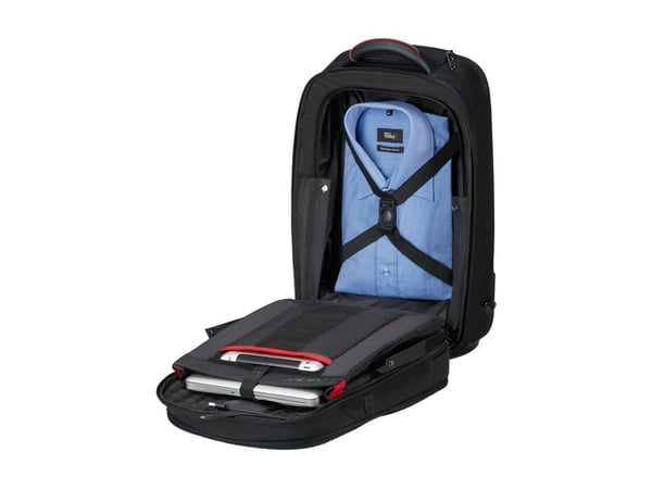Samsonite Pro-DLX 6 - Notebookryggsekk - with wheels - 17.3" - svart