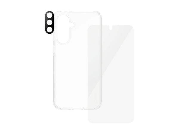 CARE by PanzerGlass - 3-i-1 beskyttelsespakke - beskyttelsesboks for mobiltelefon - robust - flaggskip - polyethlen-tereftalat (PET), herdet glass ...