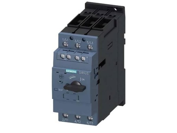 Siemens 3RV2031-4VA15 Strömbrytare 1 st Inställningsområde (ström): 35 - 45 A Kopplingsspänning (max.): 690 V/AC (B x H x D) 55 x 140 x 149 mm