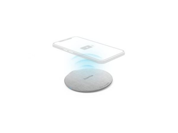Hama QI-FC10 Metal, Innendørs, USB, Trådløs lading, 1 m, Krem, Grå