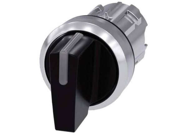Siemens 3SU10522BL100AA0 3SU1052-2BL10-0AA0 Kiertokytkin Kiinnityslaite Musta 2 x 45° 1 kpl