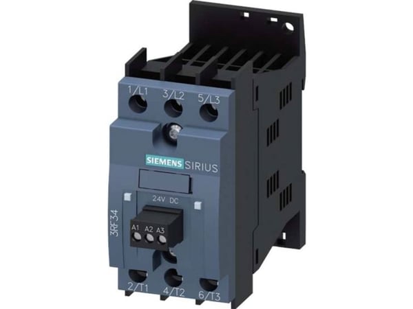Siemens 3RF3403-1BD04 Halvledarkontakt Töjningsskydd 2 x gränslägesbrytare 3,8 A 1 st