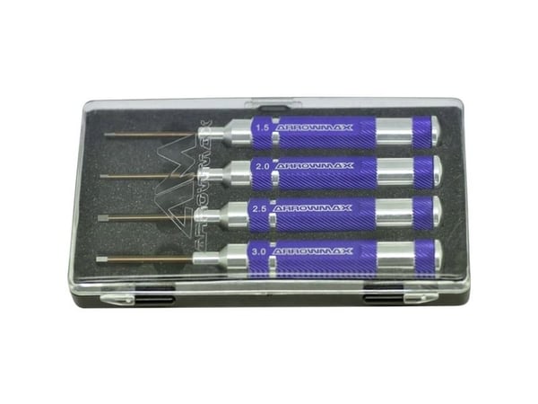 ArrowMax AM-290911 Työkalusarja Kuusikulmainen hylsykoko: 1.5, 2, 2.5, 3
