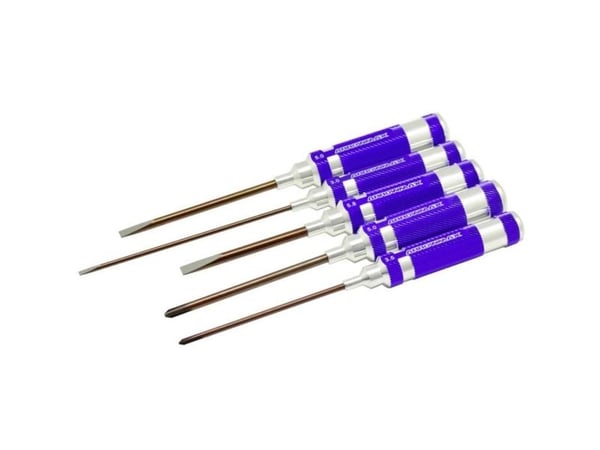 ArrowMax AM-290901 verktøysett skrujern med rett spor-størrelse: 3, 5, kryss spor-størrelse 3.5, 5, 5.8