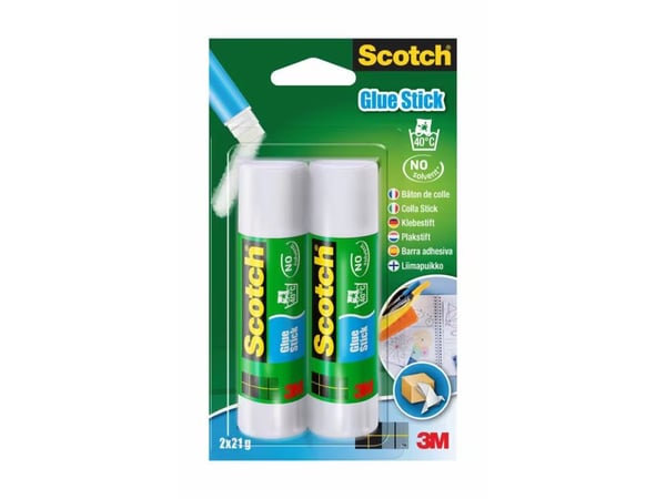 Scotch limstift (2x6221D) Kontor, anheng, 2 stk., 2x21g