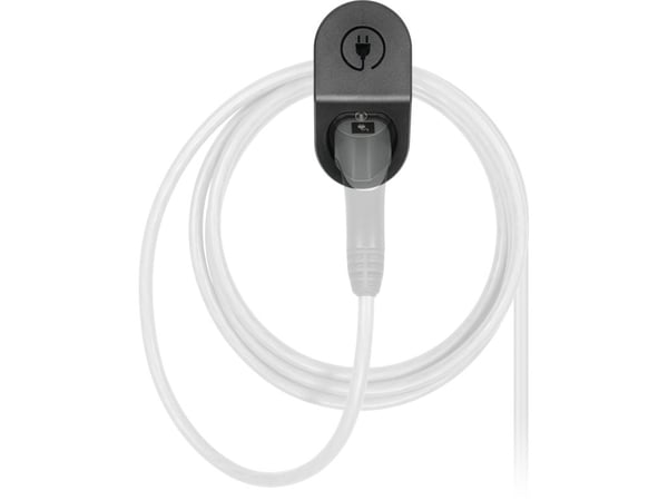 TECHNIVOLT kabel- och plugghållare typ2 - svart/vit