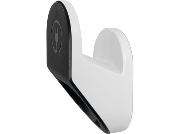 TECHNIVOLT kabel- och plugghållare typ2 - svart/vit