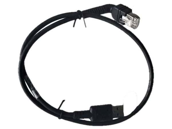 Zebra - USB-kabel - USB (hann) rett til RJ-50 (hann) vinklet - 61 cm