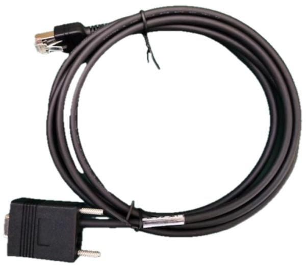 Zebra CBL-R20755-01, Jatkokaapeli, musta, DB-9, RJ-50, Suora, Suora