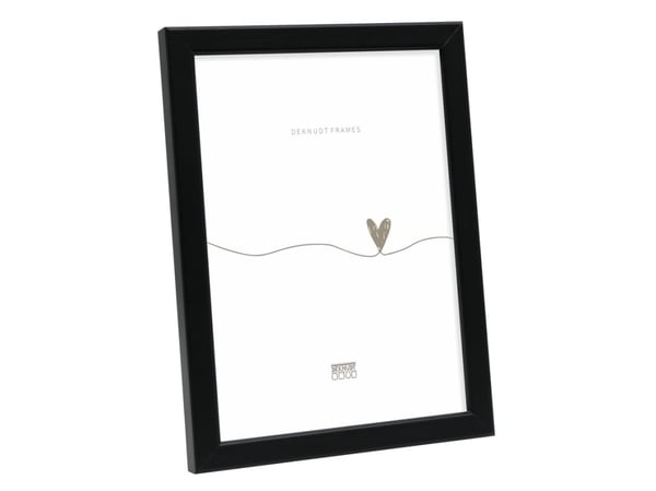 Deknudt S41JL2, Enkel bilderamme, Glass, Tre, Sort, Bord, Vegg, 30 x 30 cm, Rektangulær