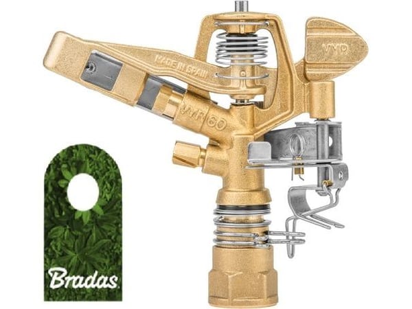 BRADAS pulserende roterende justerbar sprøyte, innvendig gjenge 3/4"