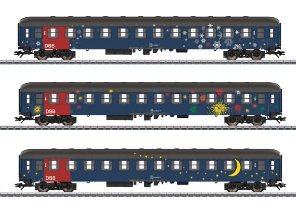 Märklin 42698, Togmodell, Montert på forhånd, HO (1:87), DSB, Alle kjønn, 3 stykker