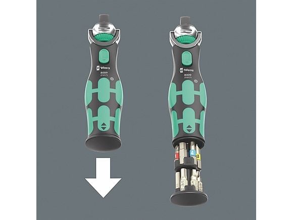 Wera 05004285001, Støpselsett, 1/4", Metrisk/imperisk, 8,9,10,12,14,16 mm, 1/2,1/4,3/8,5/16,7/16,9/16", TX10, TX15
