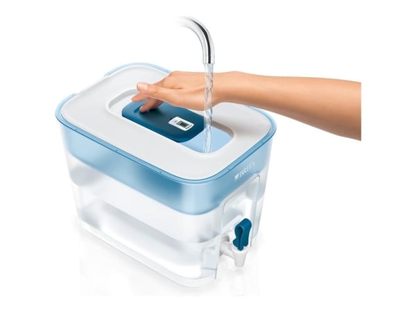 BRITA Flow - Vannfilter dispenser - Størrelse 21.4 x 30.4 cm - Høyde 22 cm - 8.2 L