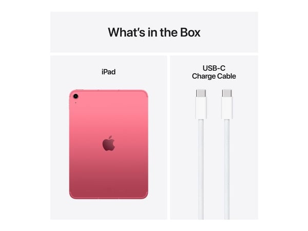 Apple iPad A16 Wi-Fi + Cellular - Tablet - 512 GB - 11" IPS (2360 x 1640) - 3G, 4G, 5G - rosa