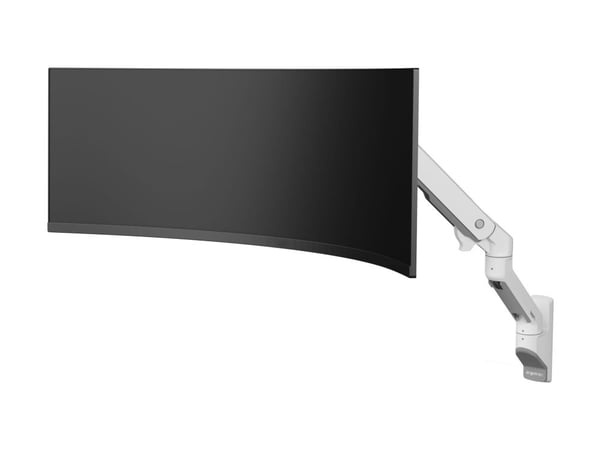 Ergotron HX - Monteringssett (leddarm) - Konstant kraftteknologi - for buet LCD-skjerm - for skjermkurver med ekstrem dybde - hvit - skjermstørrels...