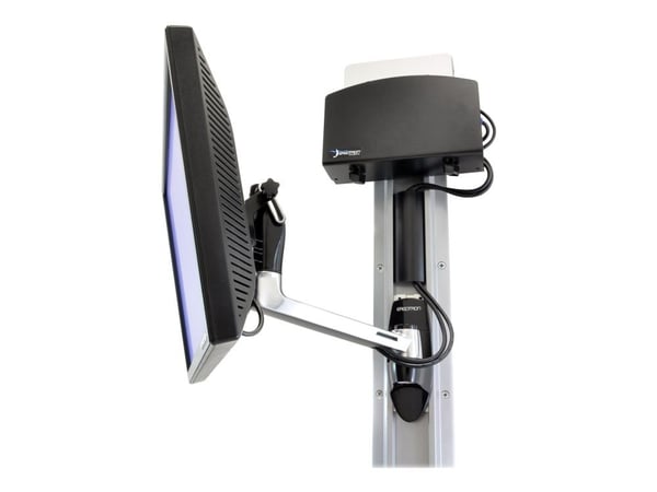 Ergotron LX HD Wall Mount Swing Arm - Monteringssett (svingarm) - for TV - aluminium - skjermstørrelse: up to 49" - veggmonterbar