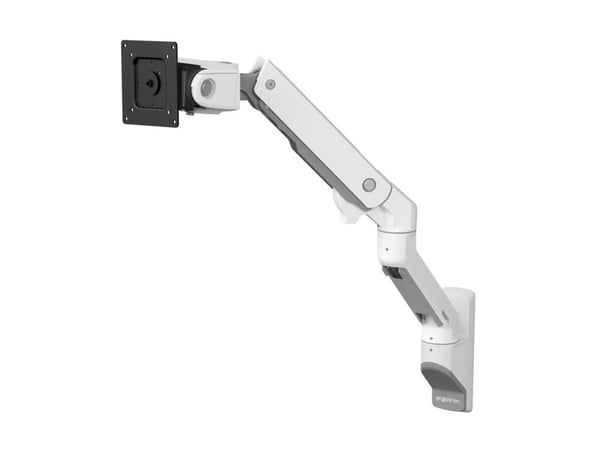 Ergotron HX - Monteringssett (leddarm) - Konstant kraftteknologi - for buet LCD-skjerm - for skjermkurver med ekstrem dybde - hvit - skjermstørrels...