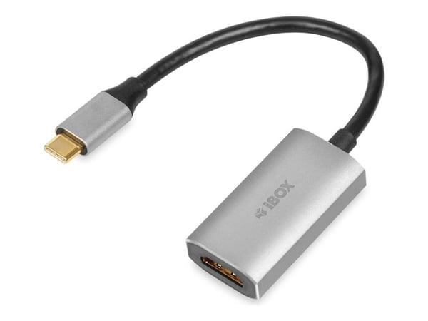 iBOX - Video adapter - USB-C hann til HDMI hunn - sølv