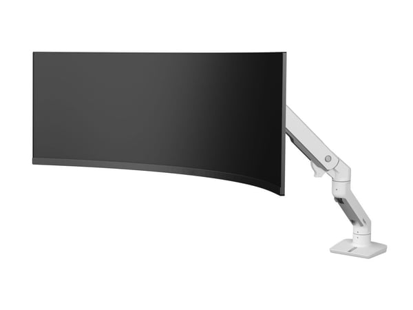 Ergotron HX - Monteringssett (leddarm) - Konstant kraftteknologi - for buet LCD-skjerm - for skjermkurver med ekstrem dybde - hvit - skjermstørrels...