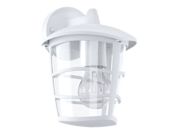 Eglo Aloria - Vegglampe - 1 sokkel - E27 - hvit, blank