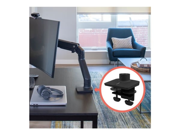 Ergotron HX - Monteringssett (bordklemfeste med base) - matt svart - for P/N: 45-693-224