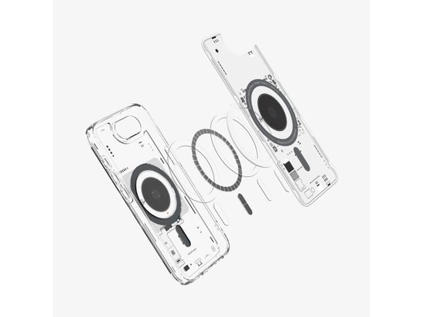 Spigen Ultra Hybrid Neo One (MagFit), deksel, Apple, iPhone 16e, 15,5 cm (6,1"), sortert, gjennomsiktig