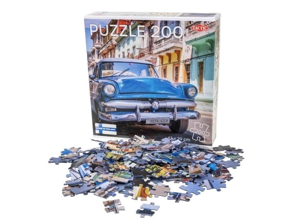 Tactic Puzzle Lovers Vintage Car in Havana 200 bitar
